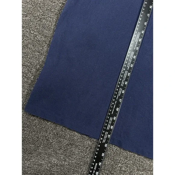 Polo Ralph Lauren Shirt 2XL Navy Blue Stripe Crest Big Pony Rugby Custom Slim - Picture 8 of 9